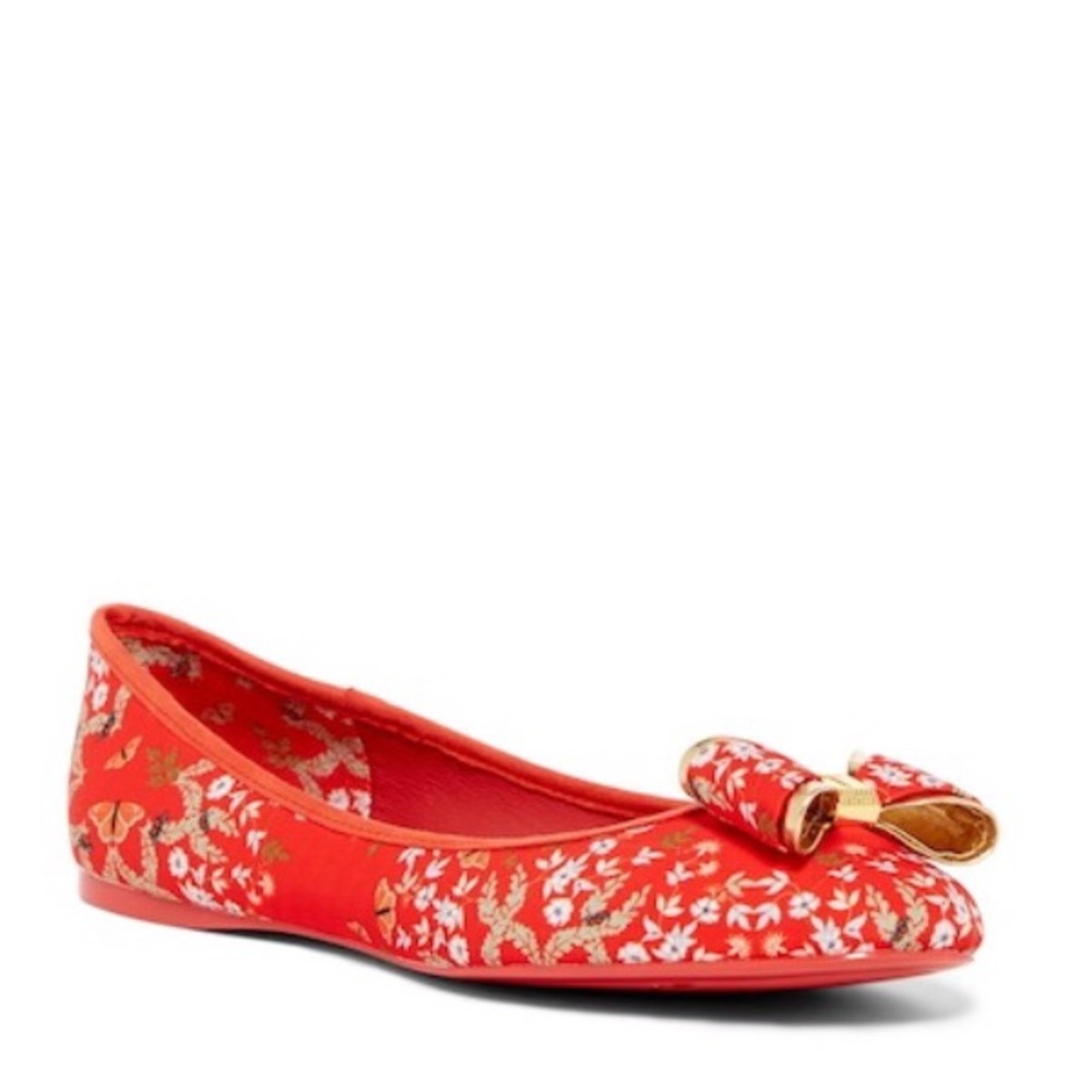 NWT TED BAKER LONDON Immep Kyoto Ballet Bow Flat